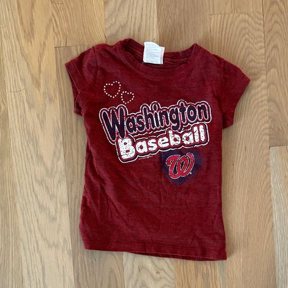 5th & Ocean Maroon Washington Nationals Baseball Tee 6